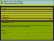 Tablet Screenshot of elementsconsulting.net